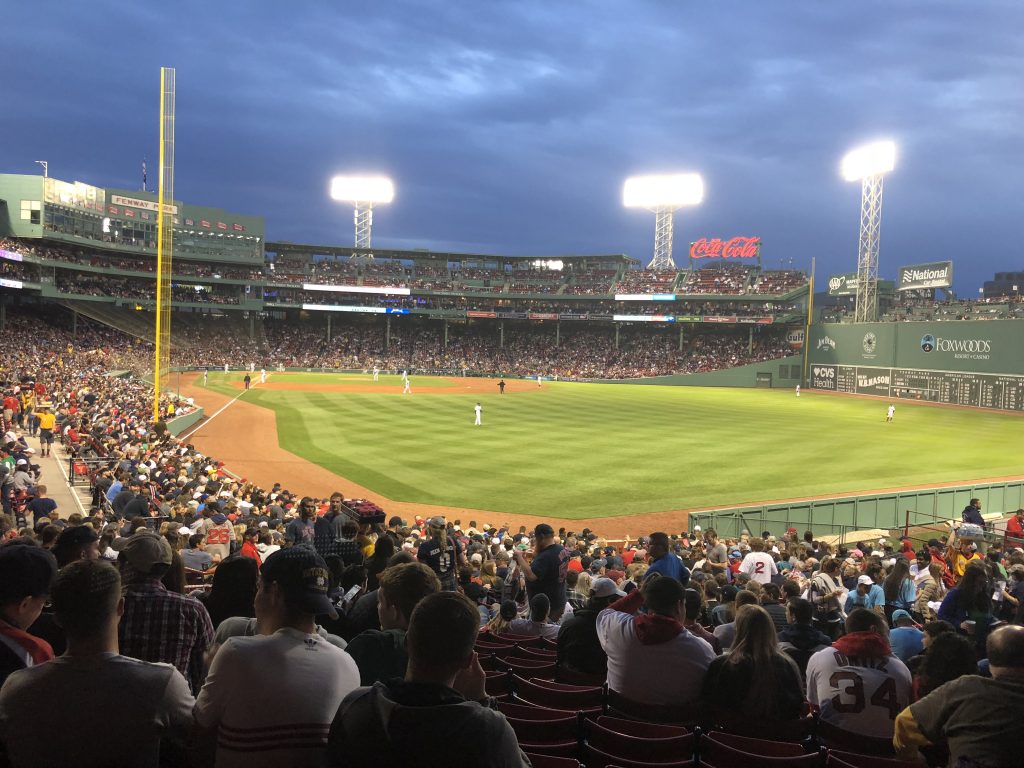 Clean Start. Water Still Dirty - Fenway Park: Boston, MA - Reach The ...